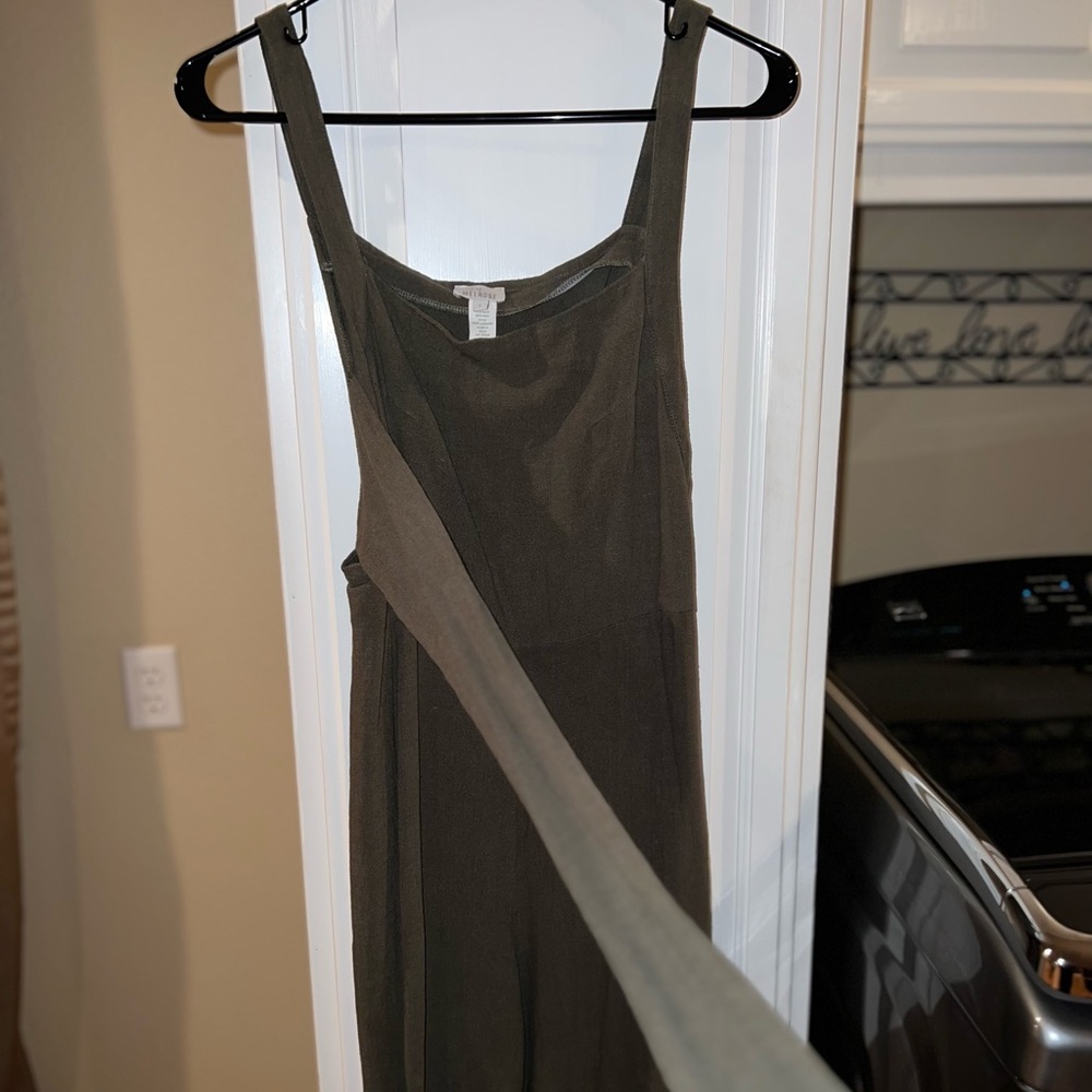 Green jumpsuit